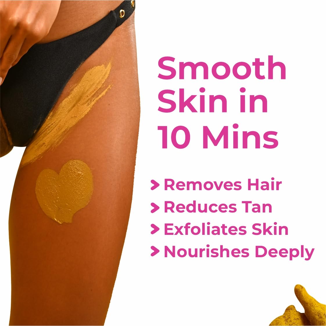 Meow Body Hair Removal Wax Powder + Peeling Foot Mask COMBO