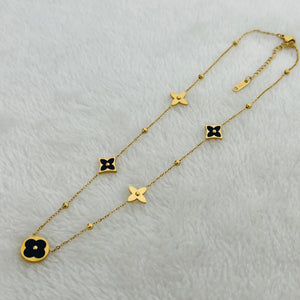 Black Rowena Necklace