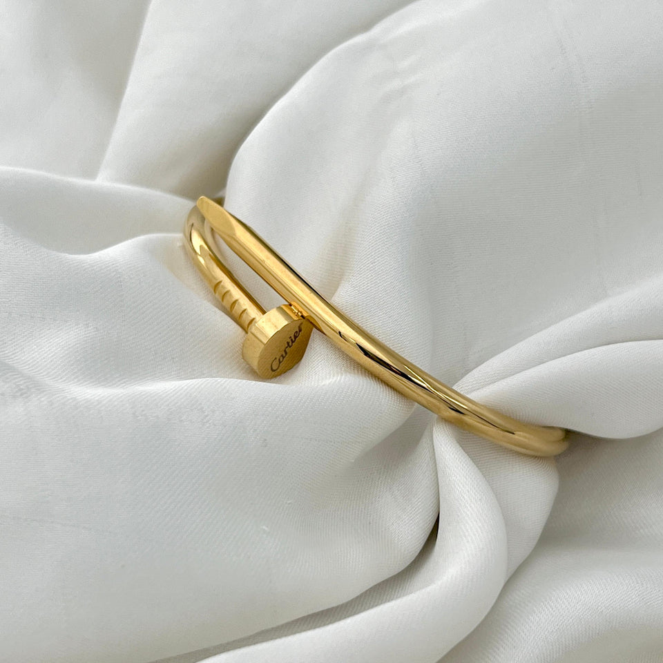 Cartier Golden Nail Bracelet