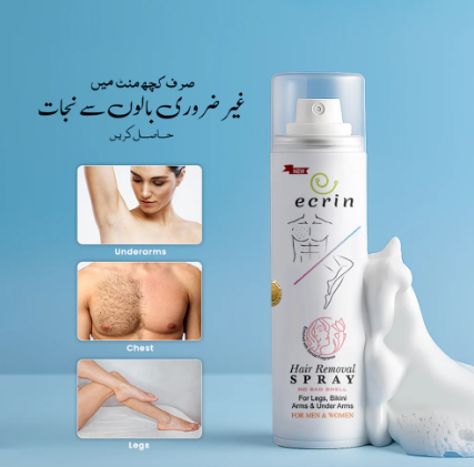 New Ecrin Hair Removal Foaming Spray - Advance Formula with Refreshing Fragrance (200ml)